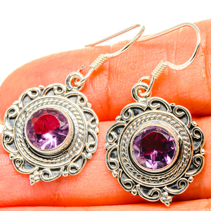 Amethyst Earrings handcrafted by Ana Silver Co - EARR428610