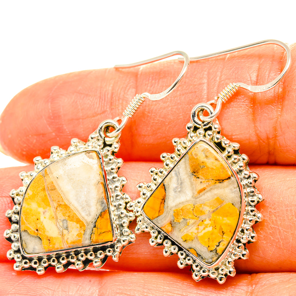 Brecciated Mookaite Earrings handcrafted by Ana Silver Co - EARR428621
