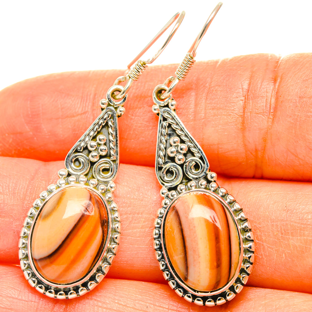 Mookaite Earrings handcrafted by Ana Silver Co - EARR428624