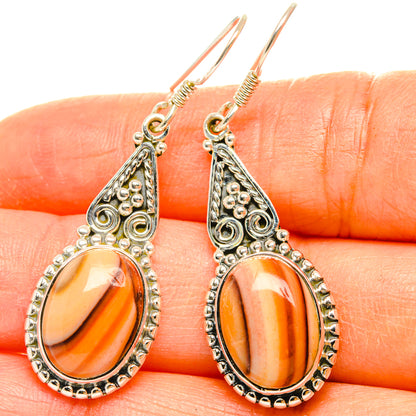 Mookaite Earrings handcrafted by Ana Silver Co - EARR428624