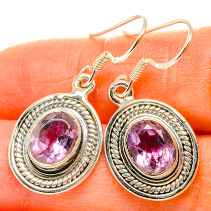 Amethyst Earrings handcrafted by Ana Silver Co - EARR428626