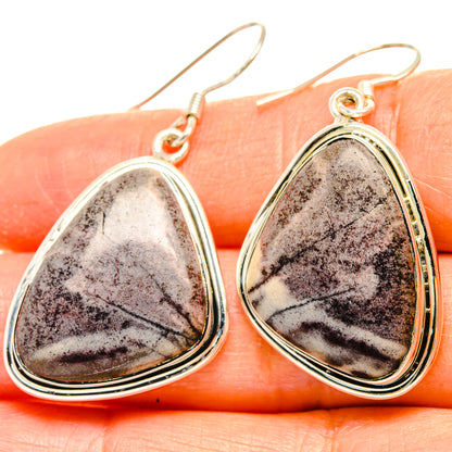 Red Jasper Earrings handcrafted by Ana Silver Co - EARR428627