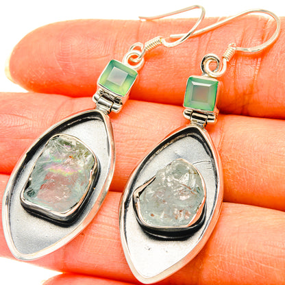 Aquamarine Earrings handcrafted by Ana Silver Co - EARR428637