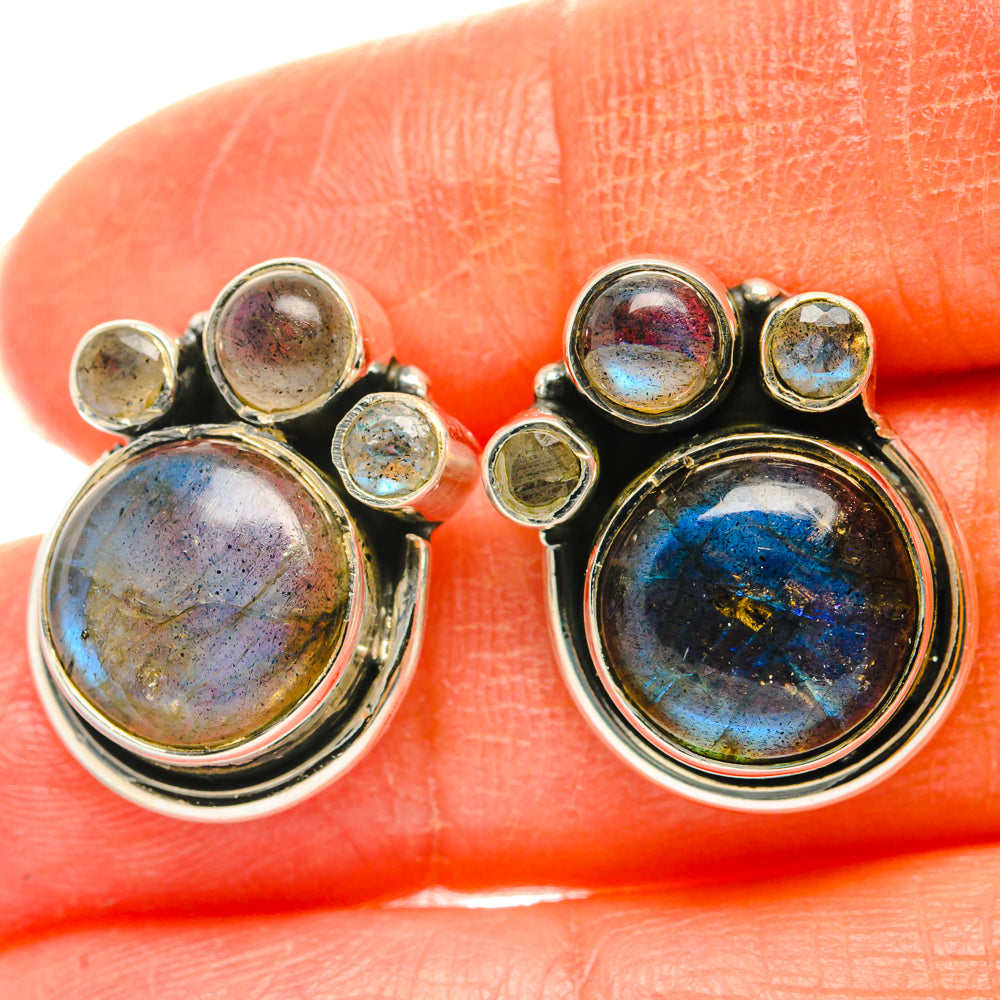 Labradorite Earrings handcrafted by Ana Silver Co - EARR428645