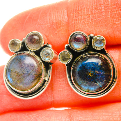 Labradorite Earrings handcrafted by Ana Silver Co - EARR428645
