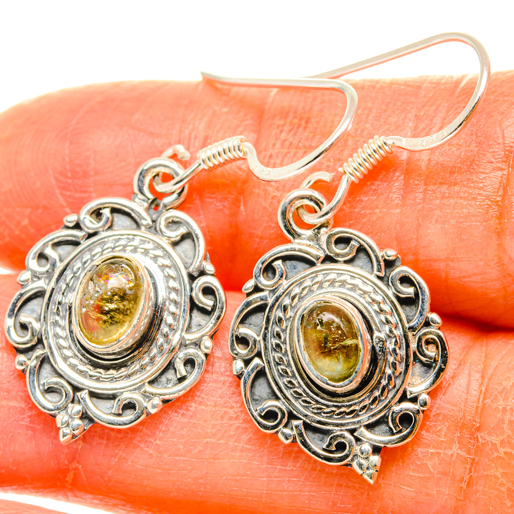 Citrine Earrings handcrafted by Ana Silver Co - EARR428656
