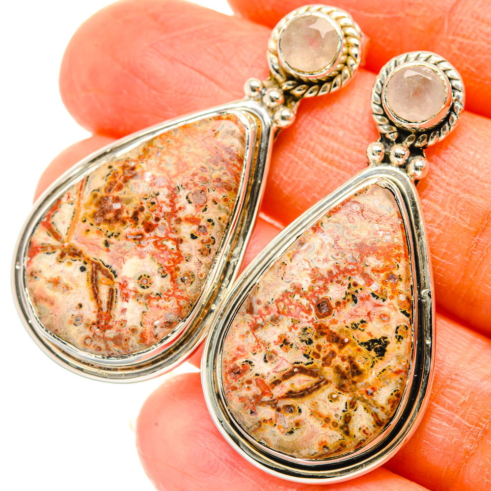 Poppy Jasper Earrings handcrafted by Ana Silver Co - EARR428678