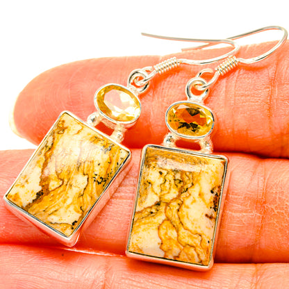 Brecciated Mookaite Earrings handcrafted by Ana Silver Co - EARR428680