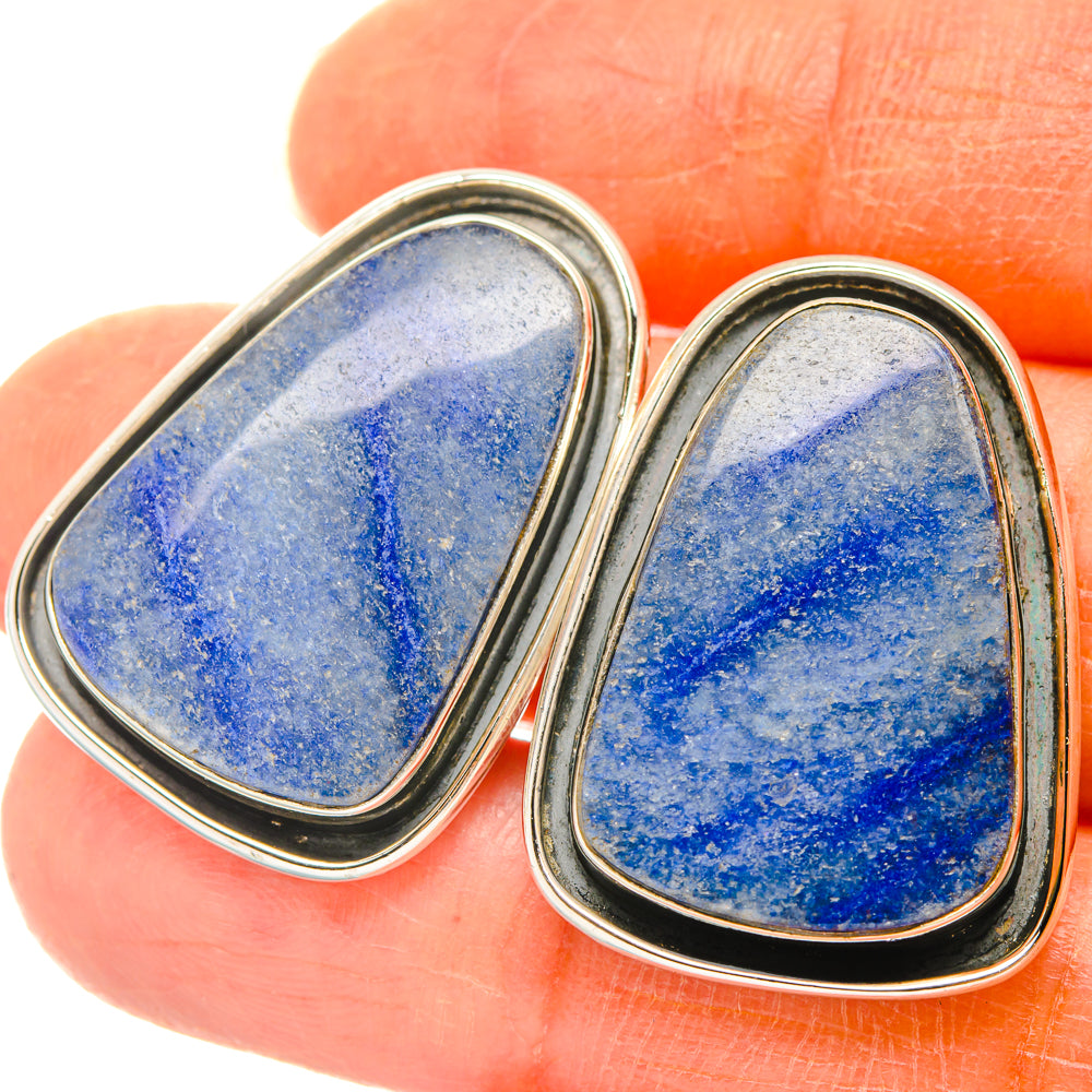 Sodalite Earrings handcrafted by Ana Silver Co - EARR428689