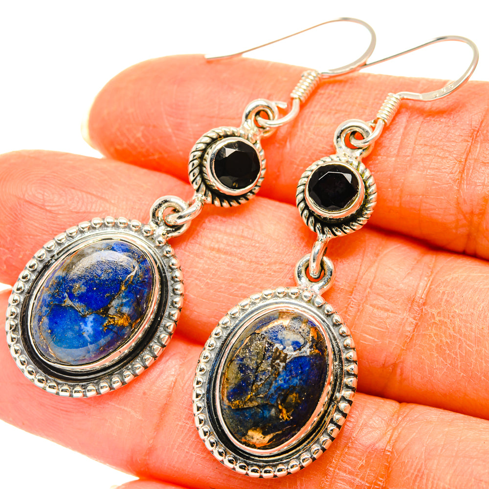 Lapis Lazuli Earrings handcrafted by Ana Silver Co - EARR428693