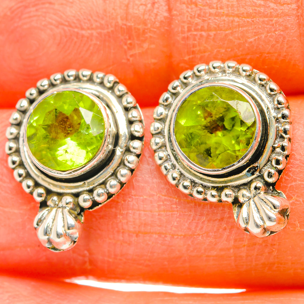 Peridot Earrings handcrafted by Ana Silver Co - EARR428697