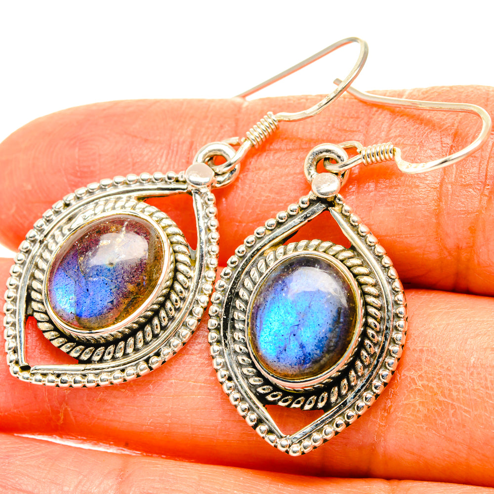 Labradorite Earrings handcrafted by Ana Silver Co - EARR428702