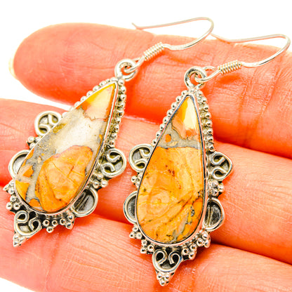 Brecciated Mookaite Earrings handcrafted by Ana Silver Co - EARR428703