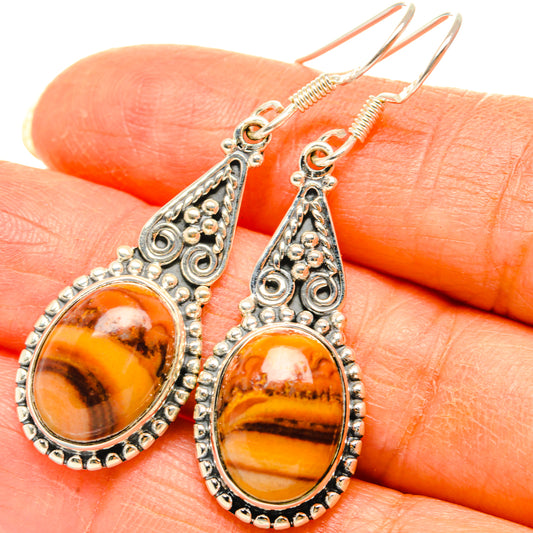 Mookaite Earrings handcrafted by Ana Silver Co - EARR428717