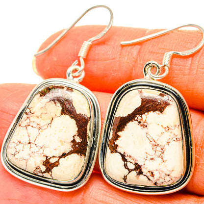 Wild Horse Jasper Earrings handcrafted by Ana Silver Co - EARR428718