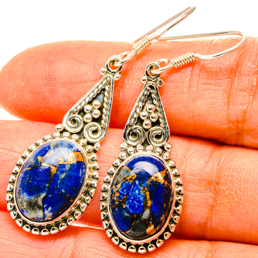 Lapis Lazuli Earrings handcrafted by Ana Silver Co - EARR428722
