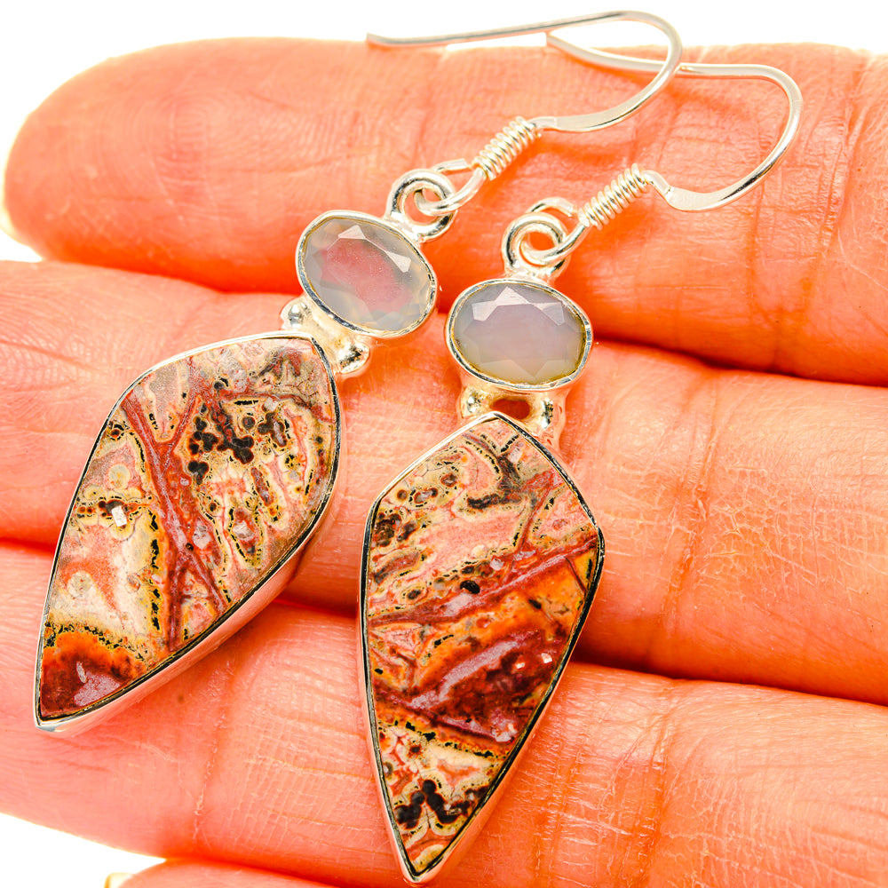 Picture Jasper Earrings handcrafted by Ana Silver Co - EARR428727
