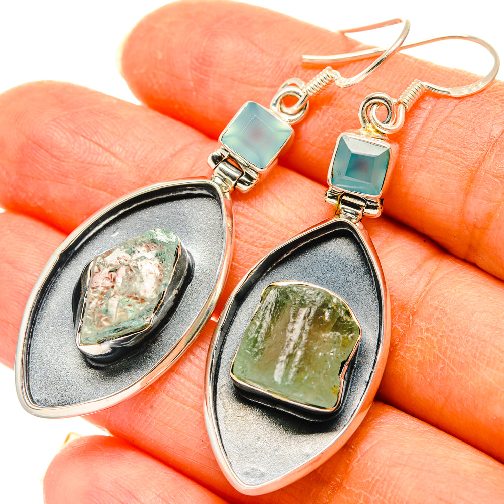 Aquamarine Earrings handcrafted by Ana Silver Co - EARR428736