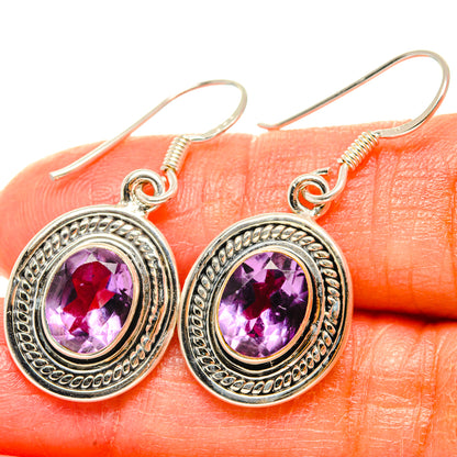 Amethyst Earrings handcrafted by Ana Silver Co - EARR428745