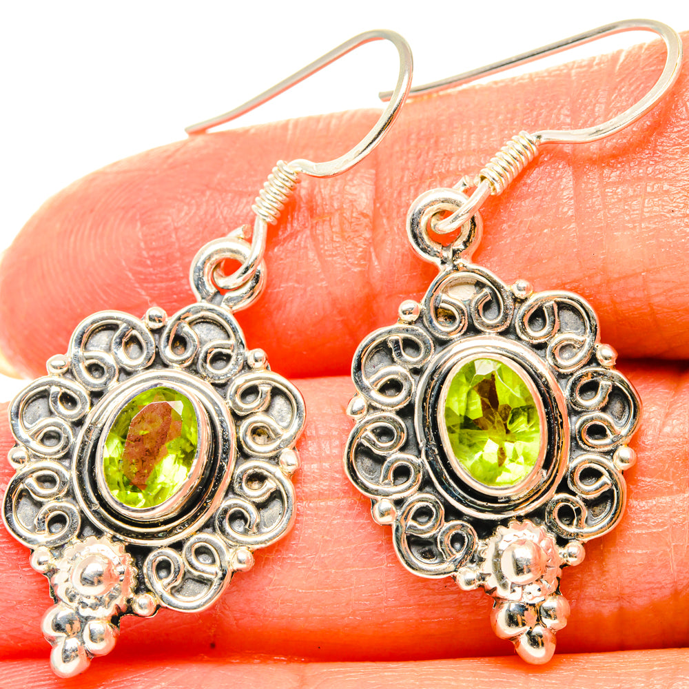 Peridot Earrings handcrafted by Ana Silver Co - EARR428746