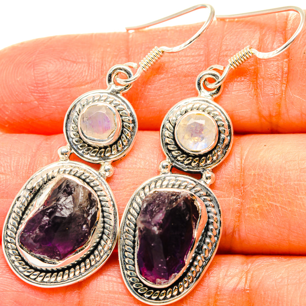 Amethyst Earrings handcrafted by Ana Silver Co - EARR428762
