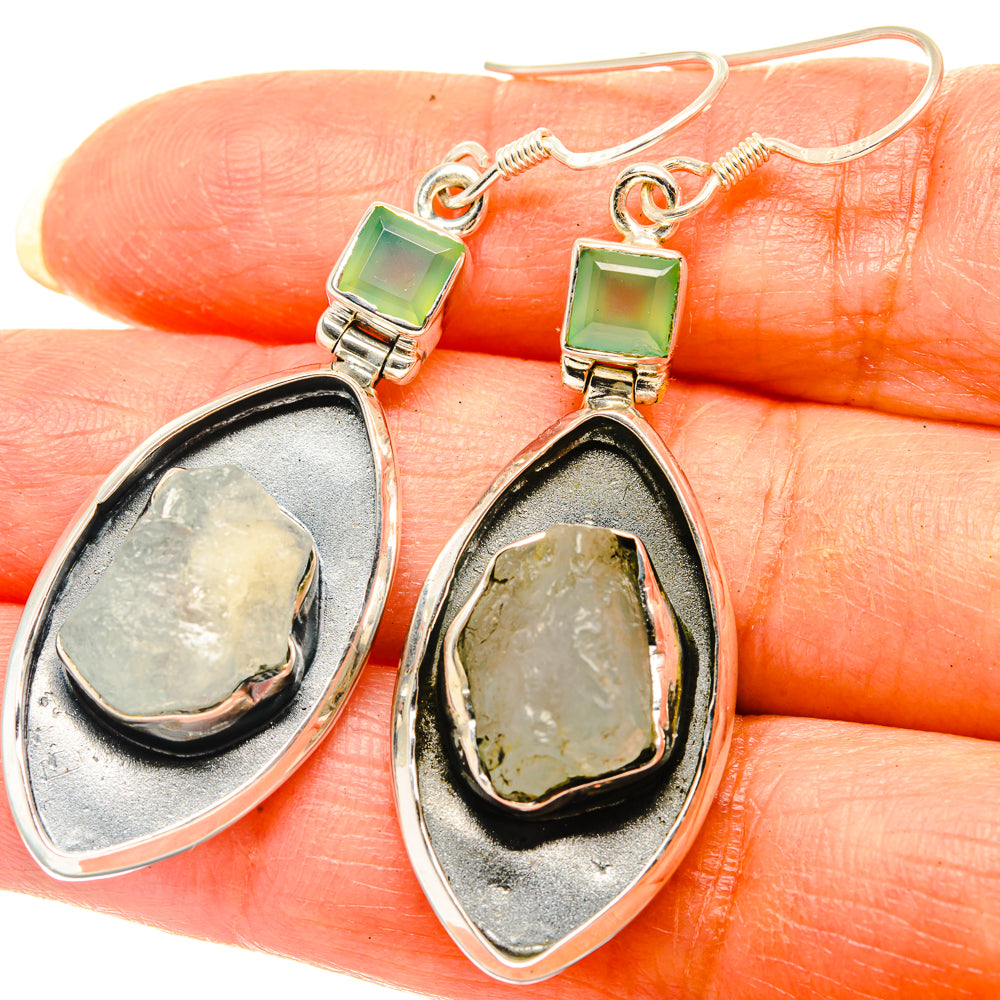 Aquamarine Earrings handcrafted by Ana Silver Co - EARR428781