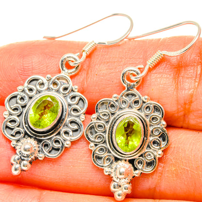 Peridot Earrings handcrafted by Ana Silver Co - EARR428786