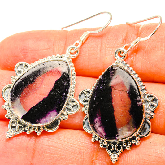 Fluorite Earrings handcrafted by Ana Silver Co - EARR428787