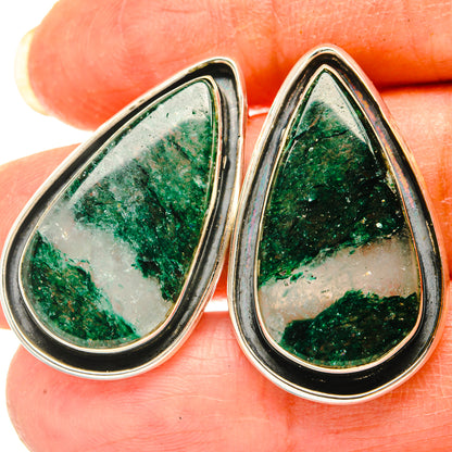 Green Aventurine Earrings handcrafted by Ana Silver Co - EARR428789
