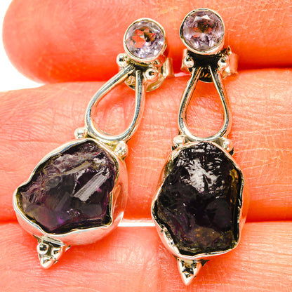 Amethyst Earrings handcrafted by Ana Silver Co - EARR428795