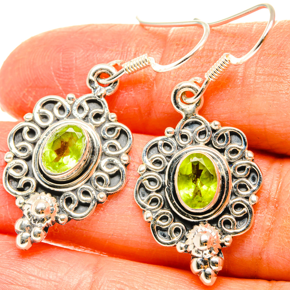 Peridot Earrings handcrafted by Ana Silver Co - EARR428796