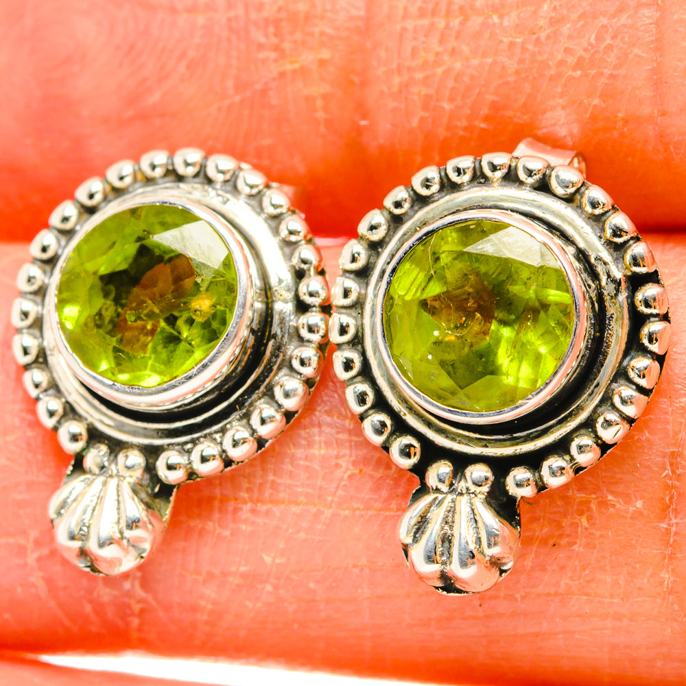 Peridot Earrings handcrafted by Ana Silver Co - EARR428802