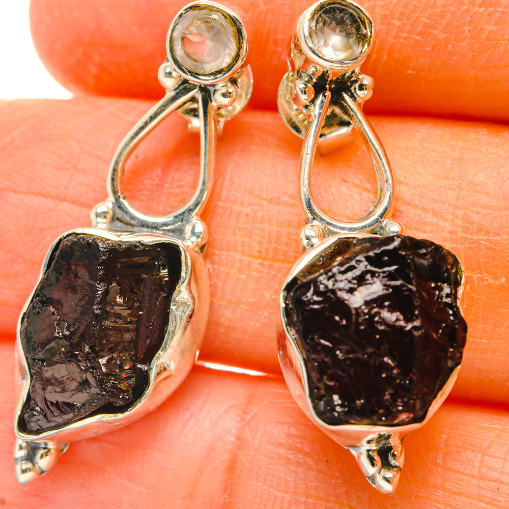 Garnet Earrings handcrafted by Ana Silver Co - EARR428831