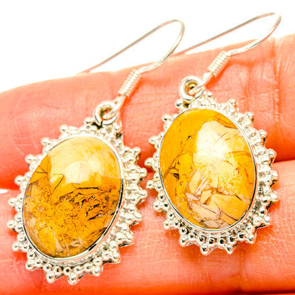 Brecciated Mookaite Earrings handcrafted by Ana Silver Co - EARR428859