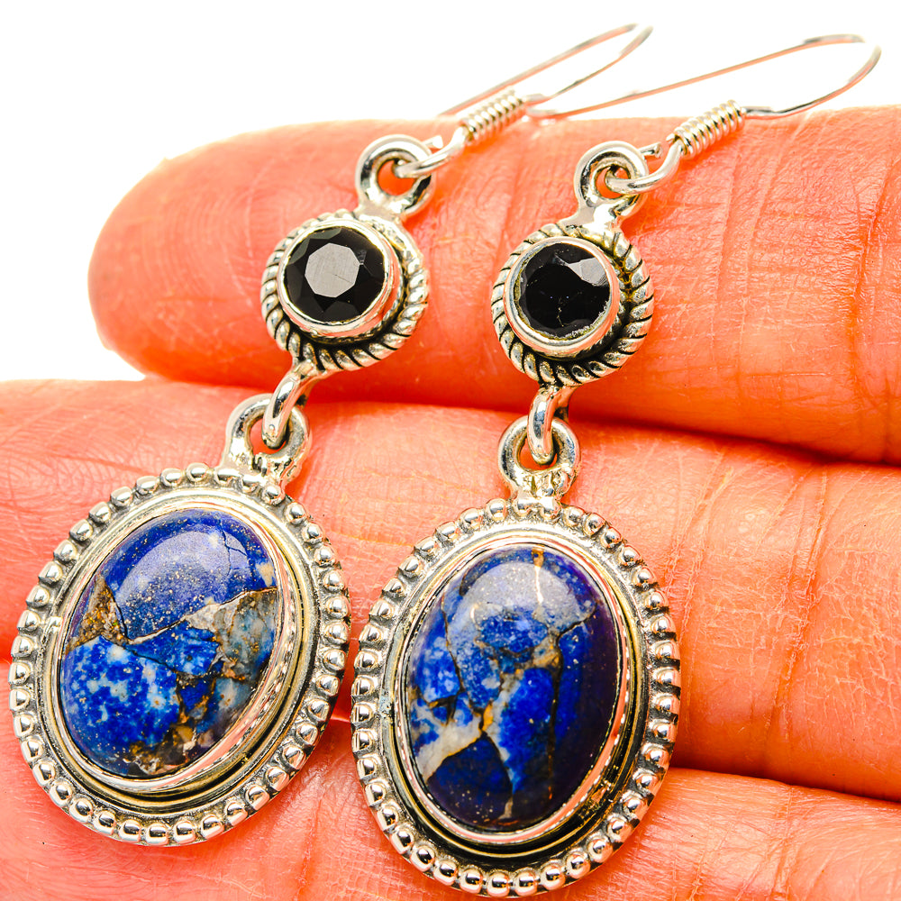 Lapis Lazuli Earrings handcrafted by Ana Silver Co - EARR428869