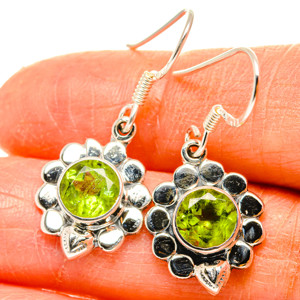 Peridot Earrings handcrafted by Ana Silver Co - EARR428874