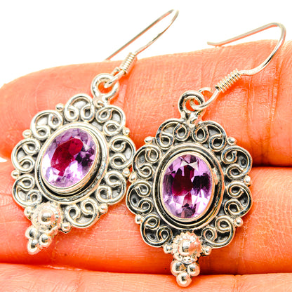 Amethyst Earrings handcrafted by Ana Silver Co - EARR428876