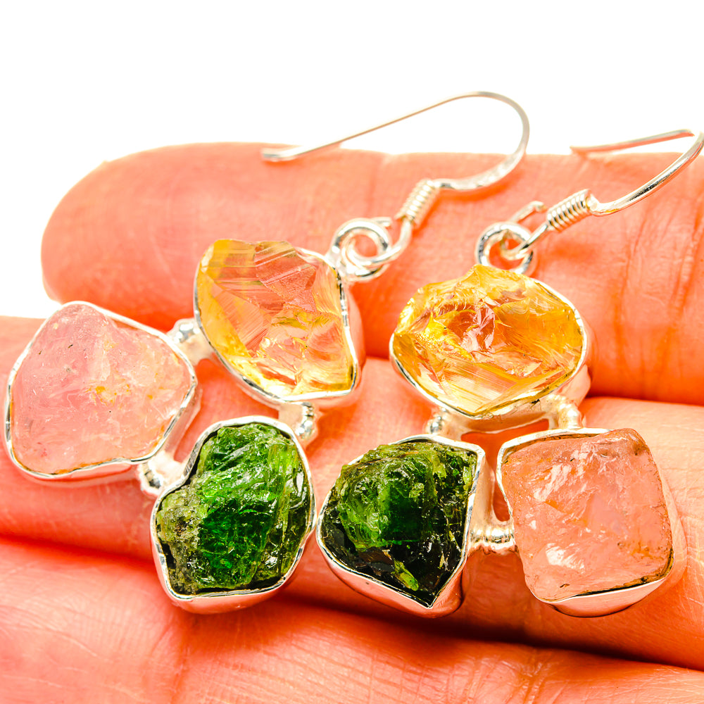 Citrine Earrings handcrafted by Ana Silver Co - EARR428884