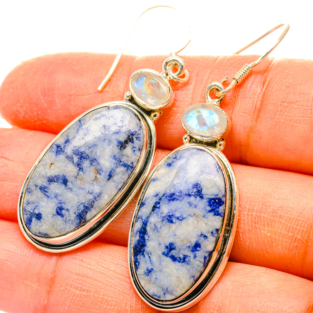 Sodalite Earrings handcrafted by Ana Silver Co - EARR428888