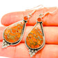 Orange Copper Composite Turquoise Earrings handcrafted by Ana Silver Co - EARR428903