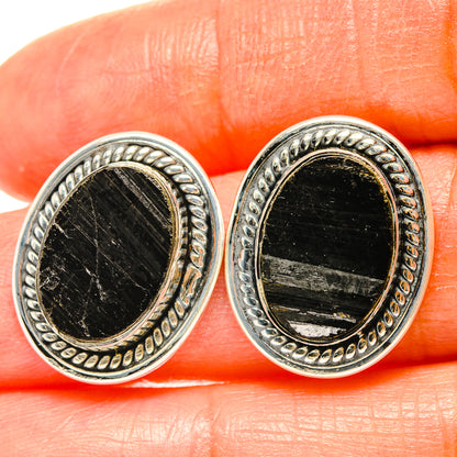 Tektite Earrings handcrafted by Ana Silver Co - EARR428904