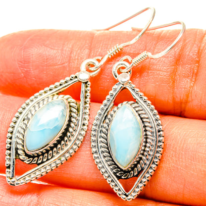 Larimar Earrings handcrafted by Ana Silver Co - EARR428907