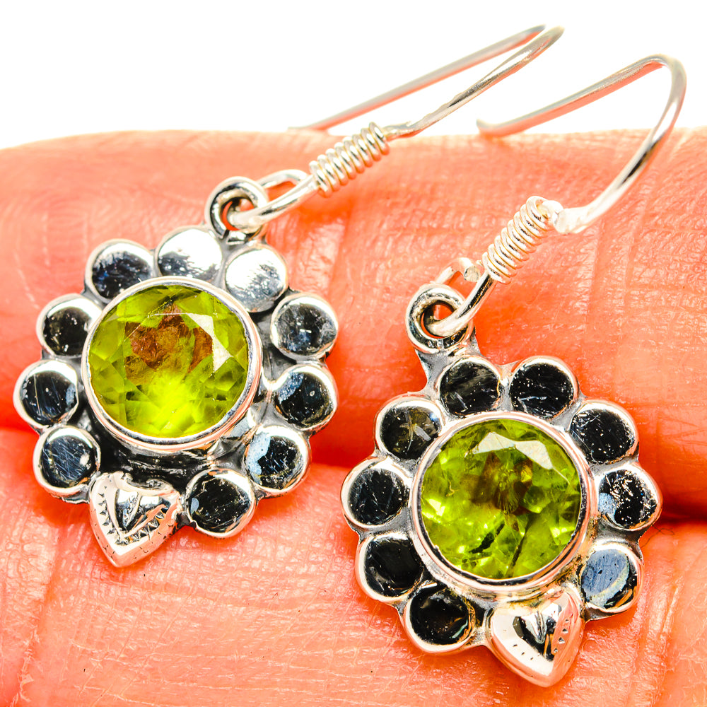 Peridot Earrings handcrafted by Ana Silver Co - EARR428908