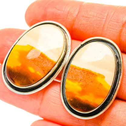 Mookaite Earrings handcrafted by Ana Silver Co - EARR428915