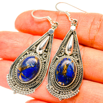 Lapis Lazuli Earrings handcrafted by Ana Silver Co - EARR428925