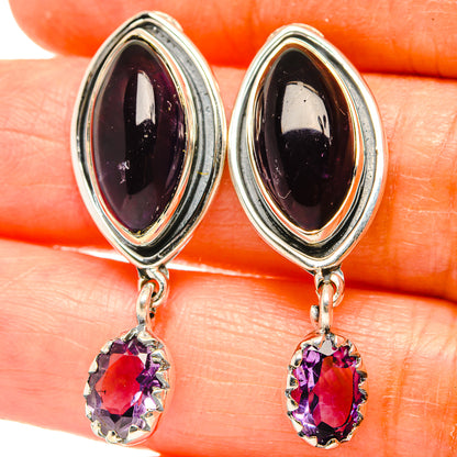 Amethyst Earrings handcrafted by Ana Silver Co - EARR428927