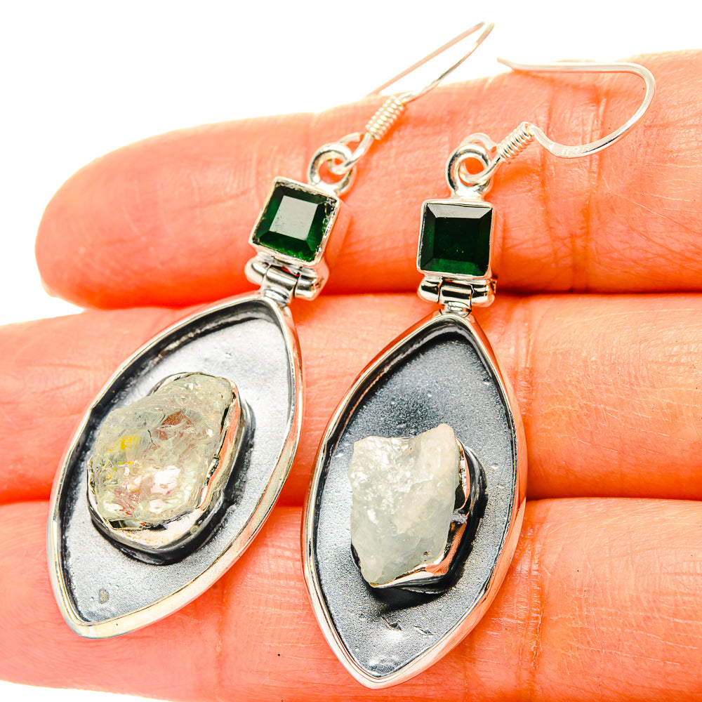 Aquamarine Earrings handcrafted by Ana Silver Co - EARR428936
