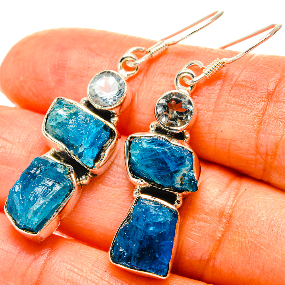 Apatite Earrings handcrafted by Ana Silver Co - EARR428937