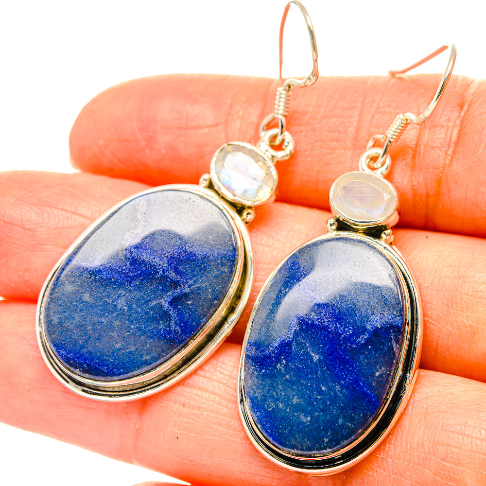Sodalite Earrings handcrafted by Ana Silver Co - EARR428939