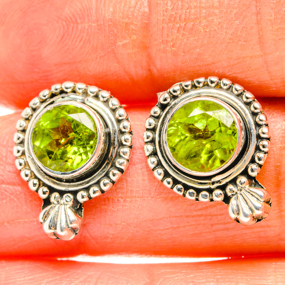 Peridot Earrings handcrafted by Ana Silver Co - EARR428950